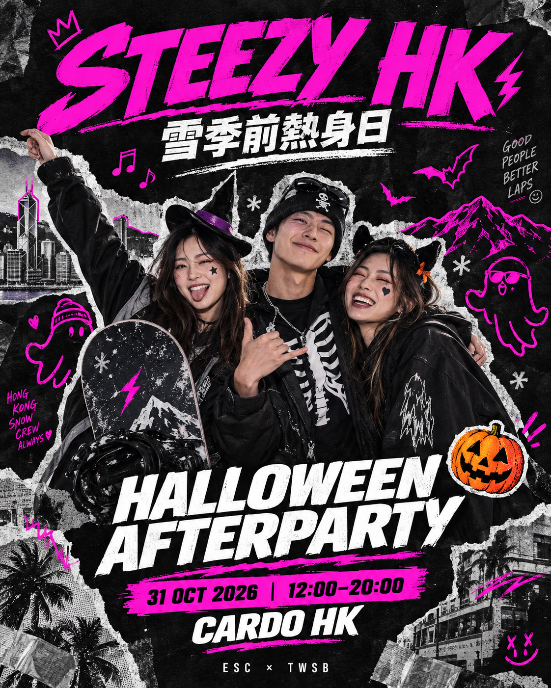 STEEZY HK | Groundtrick Sharing, Free Your Ride & BYOB Board Setup Jam